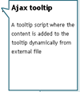 Ajax tooltip